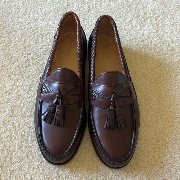 Brown Leather Allen Edmonds Loafer men size 8.5 - Picture 1 of 5